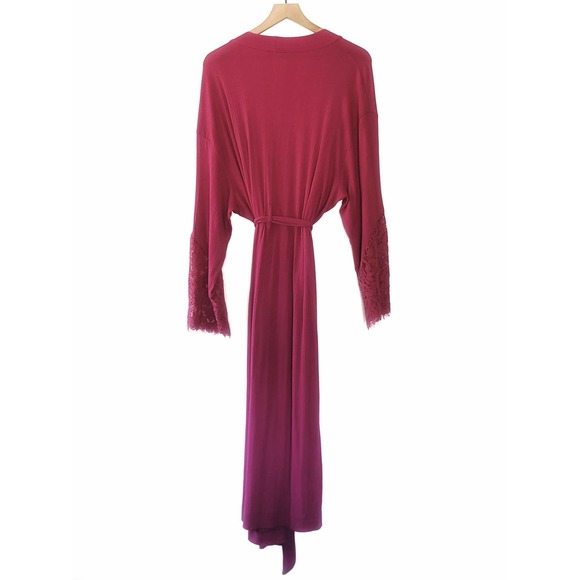 NEW Anthropologie Pink Ilia Maxi Boho Robe - Size M/L - Picture 5 of 8